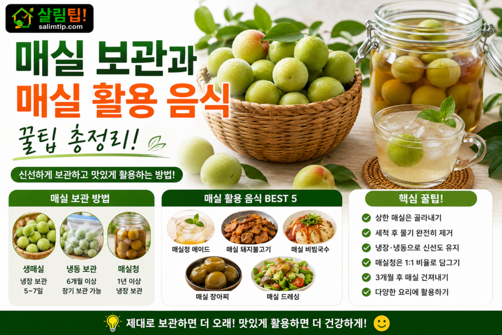 매실 보관 방법