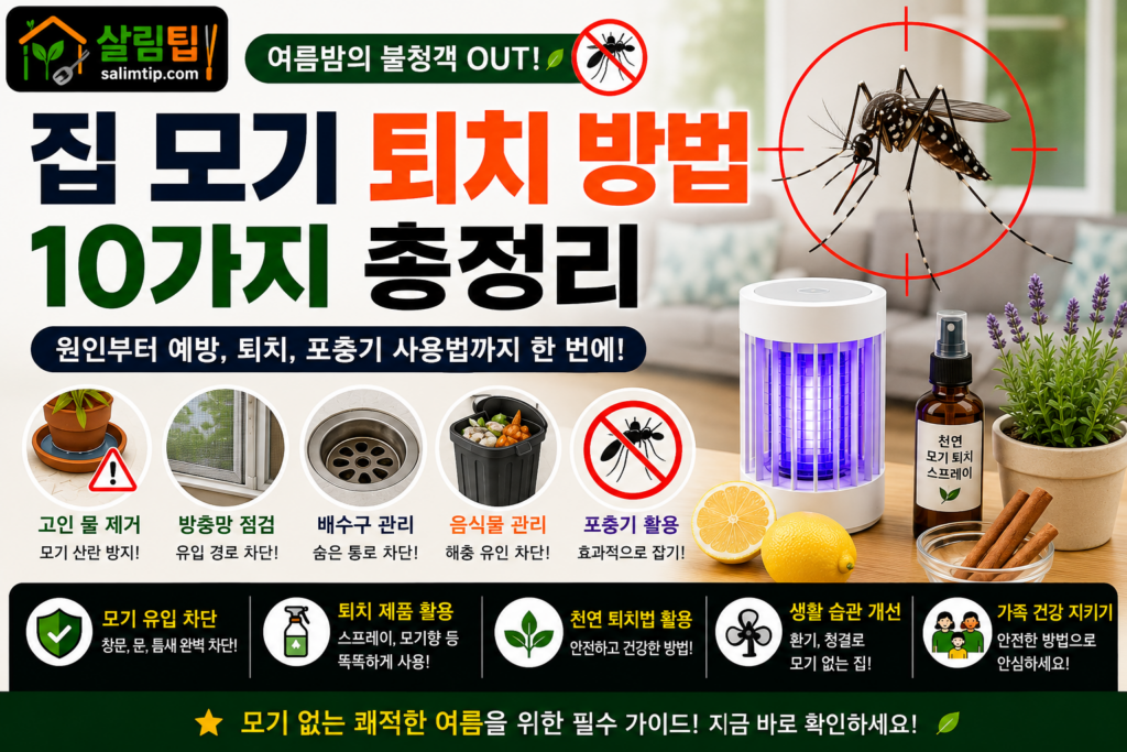 모기 퇴치 방법