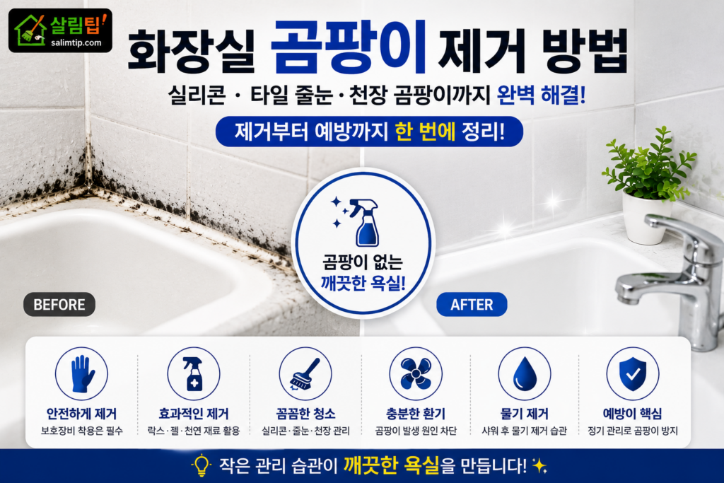 화장실 곰팡이 제거