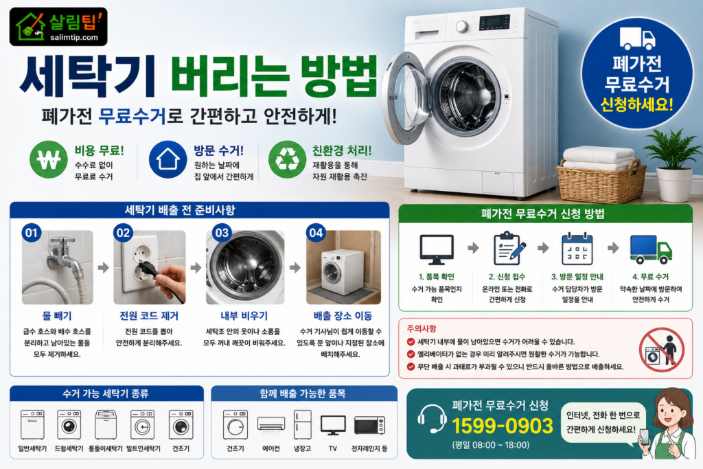 세탁기 버리는 방법